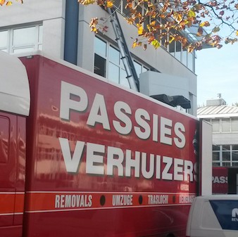 Kantoorverhuizing met Passies Verhuizers.
