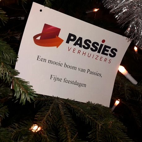 Kerstboom van Passies Verhuizers voor SEIN.